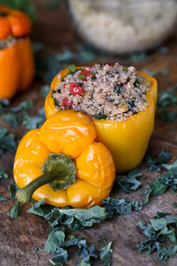 Quinoa stuffed peppers