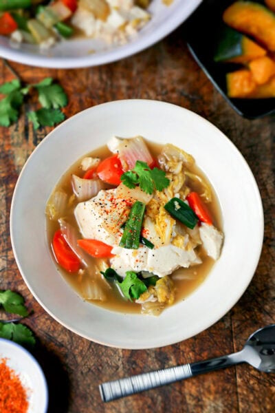 tofu vegetable soup