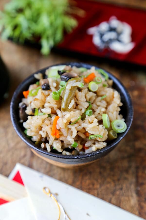 Easy One Pot Rice Cooker Meal, vegetable, rice cooker, recipe