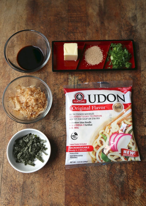 ingredients for yaki udon