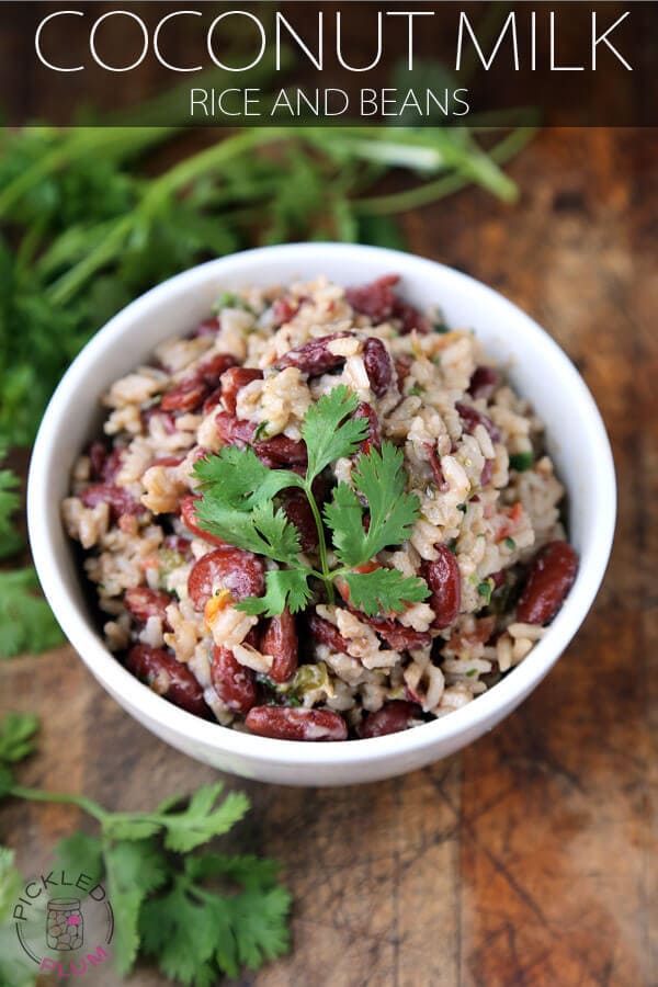 Coconut Milk Rice and Beans