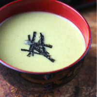 edamame bean soup potage