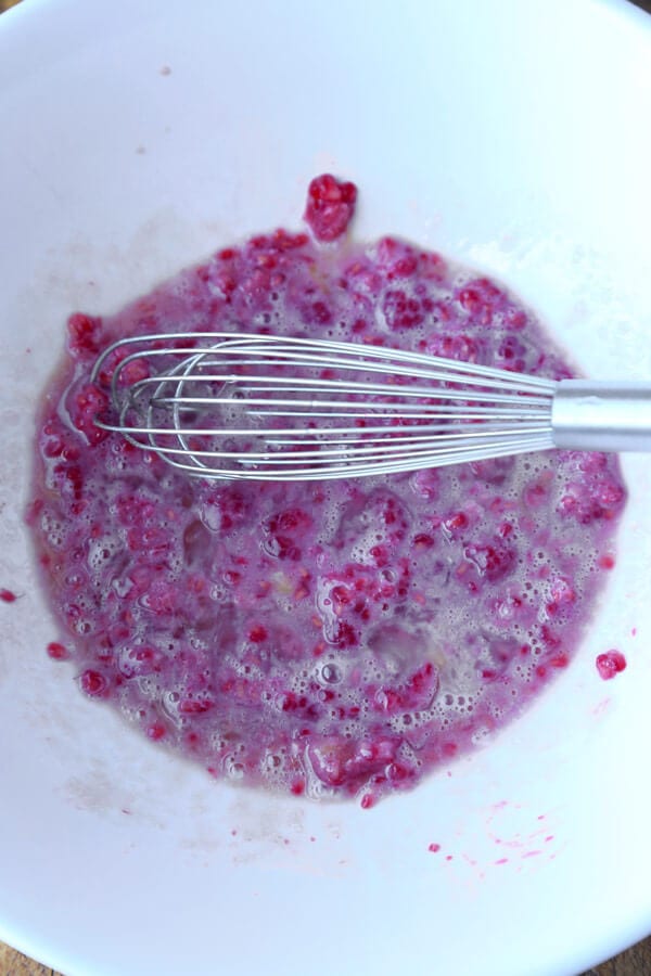 mashed-raspberries