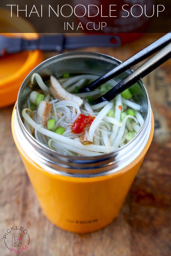 How to Pack Chicken Noodle Soup in a Thermos