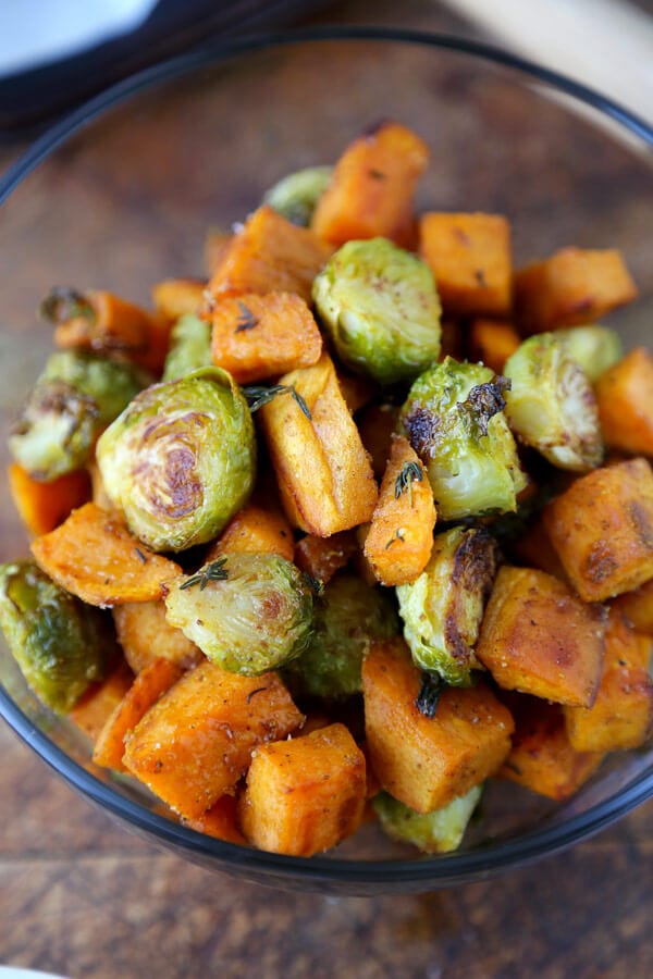 oven roasted sweet potatoes