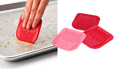 Handy Housewares Durable 3 Nylon Plastic Pan Scraper 