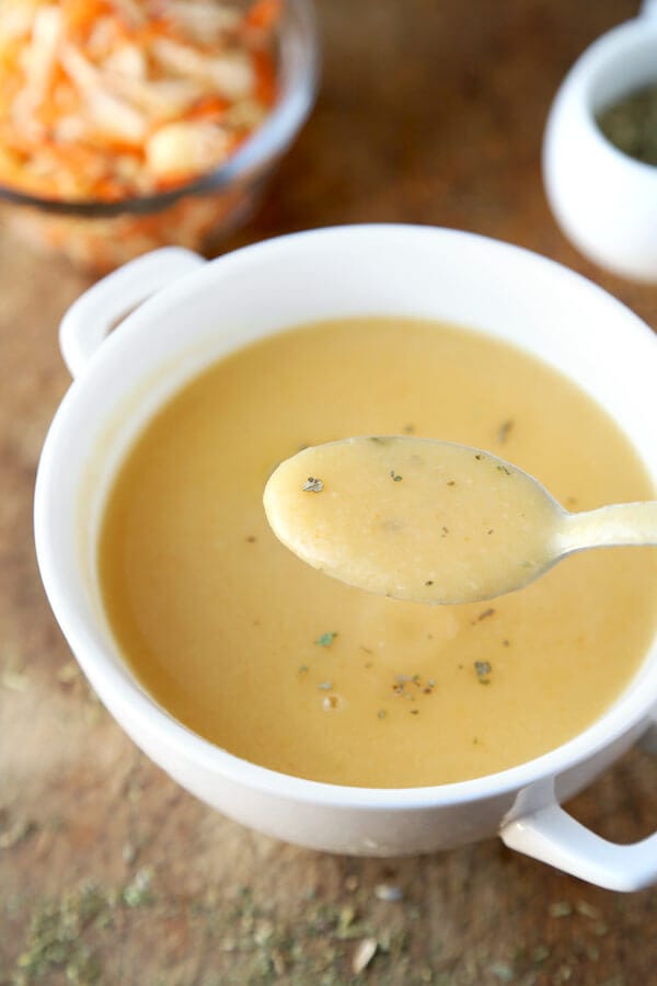 Parsnip Soup with Herbes de Provence | Pickled Plum