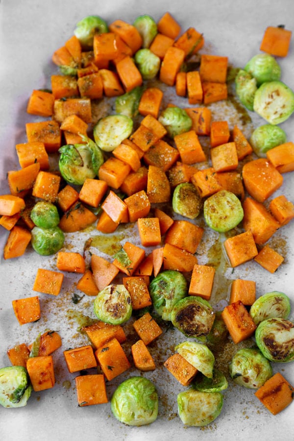 oven roasted sweet potatoes