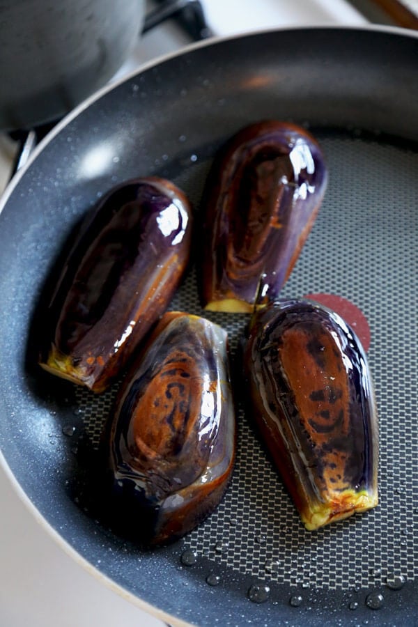 eggplant-in-pan