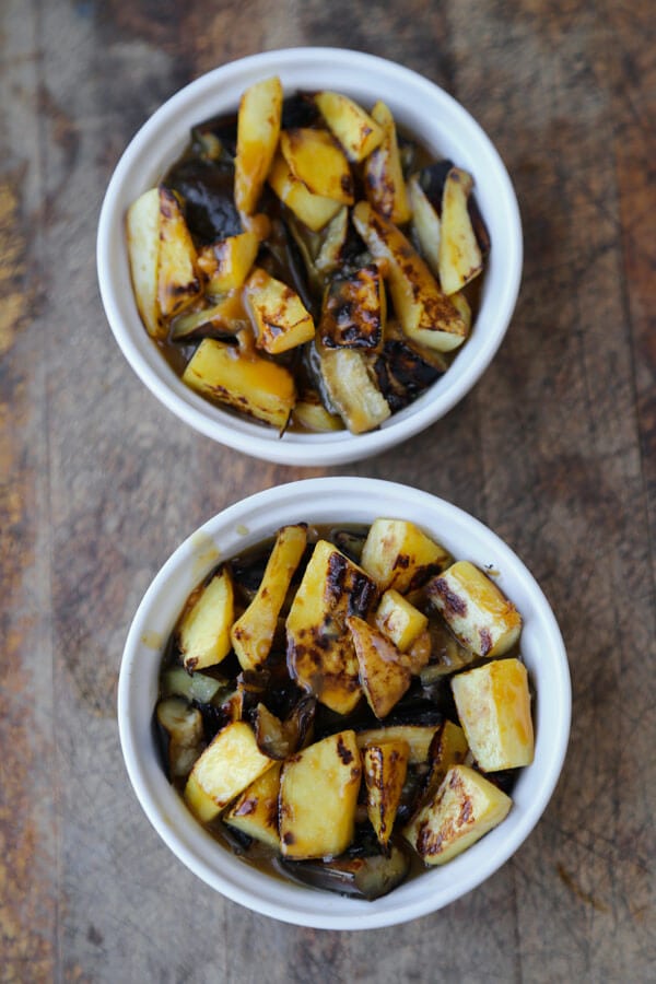 kabocha-eggplant-sauce