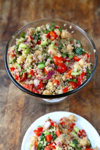 Edamame Quinoa Salad | Pickled Plum