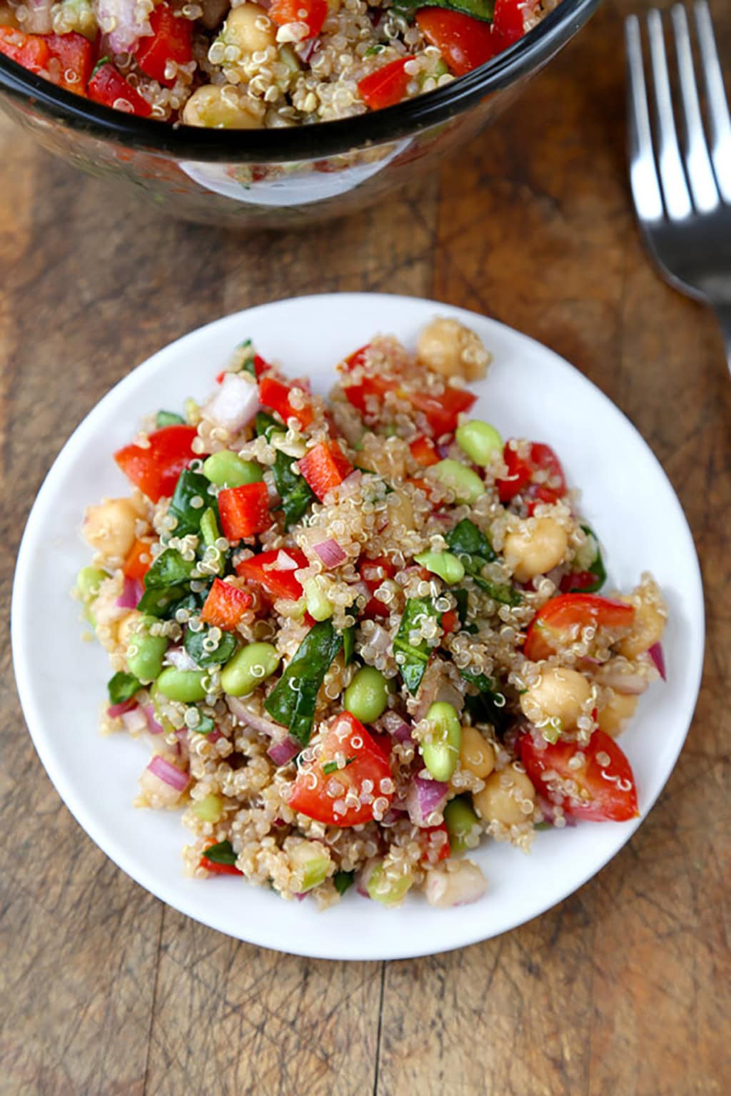 Edamame Quinoa Salad Pickled Plum