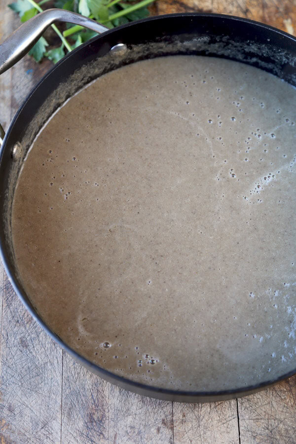 homemade mushroom-soup