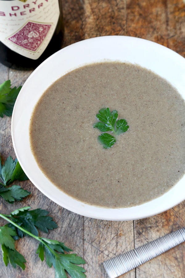 homemade mushroom-soup