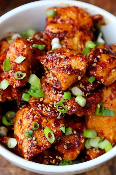 Korean sticky chicken
