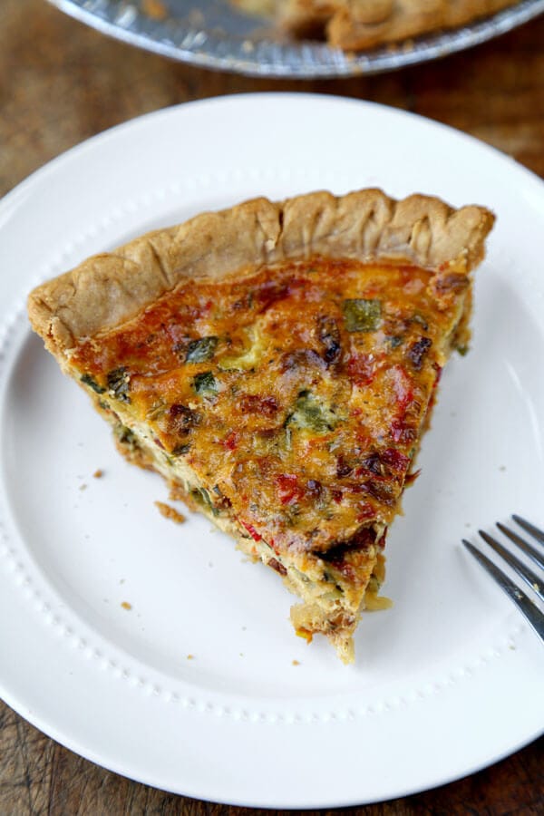 Vegetable Ricotta Pie Recipe