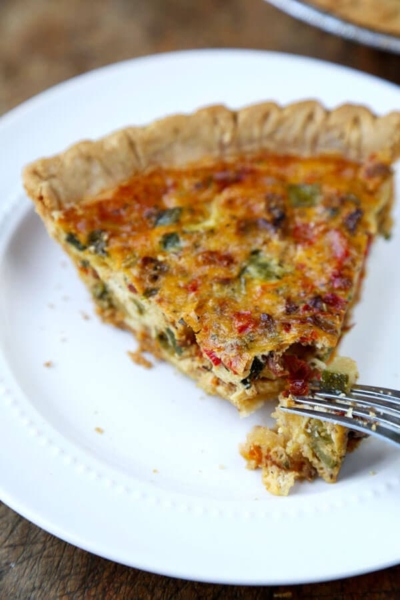 Vegetable Ricotta Pie Recipe | Pickled Plum