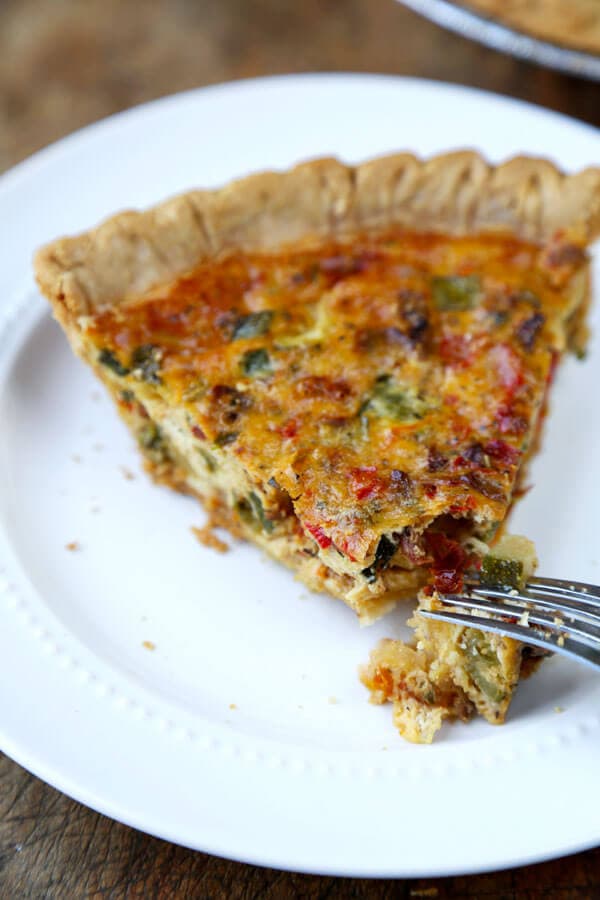 Vegetable Ricotta Pie Recipe