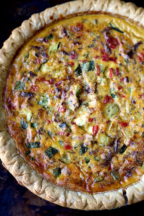 Vegetable Ricotta Pie Recipe | Pickled Plum