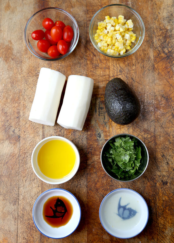 Daikon Noodles with Creamy Avocado Sauce