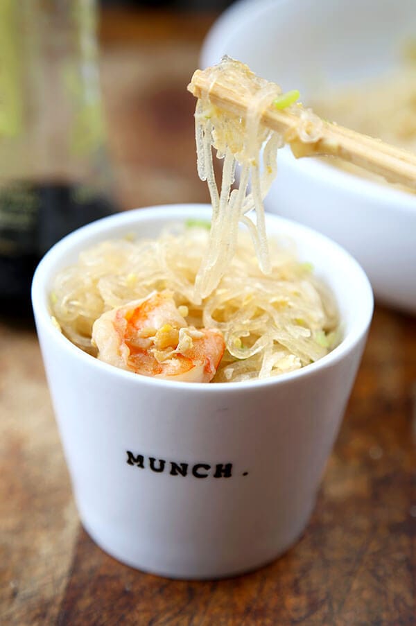 Stir Fried Glass Noodles with Shrimp - Pickled Plum Food And Drinks