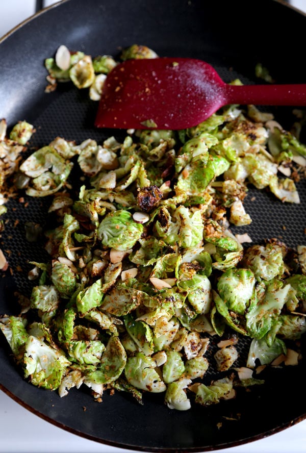 sautéed Brussels sprouts