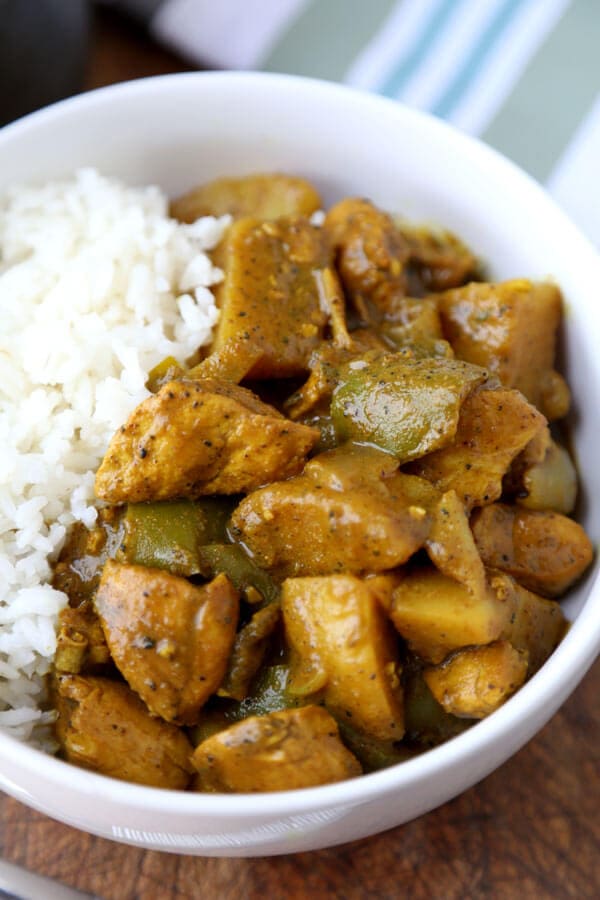 Jamaican Chicken Curry Pickled Plum Food And Drinks