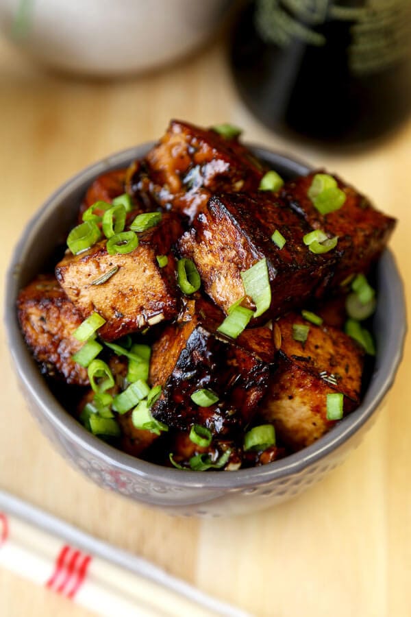 marinated tofu