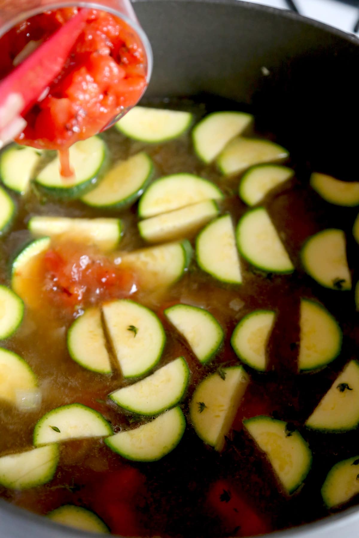 zucchini in soup