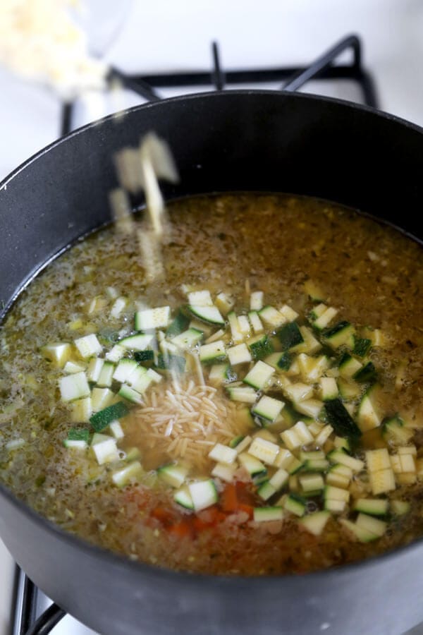 orzo-added-to-soup