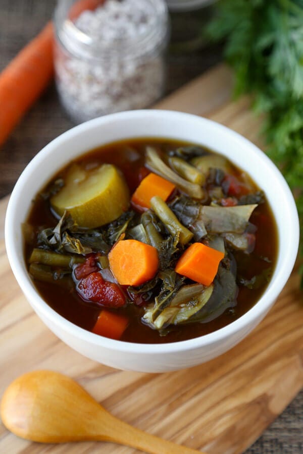 Detox Crock Pot Vegetable Soup - Pickled Plum Food And Drinks