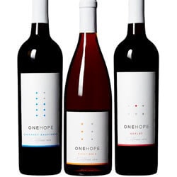 FOR THE WINE LOVER ONEHOPE California Reds 3 Wine Pack - 2013 Cabernet Sauvignon 750 ml, 2013 Pinot Noir 750 ml, 2013 Merlot 750ml. SHOP