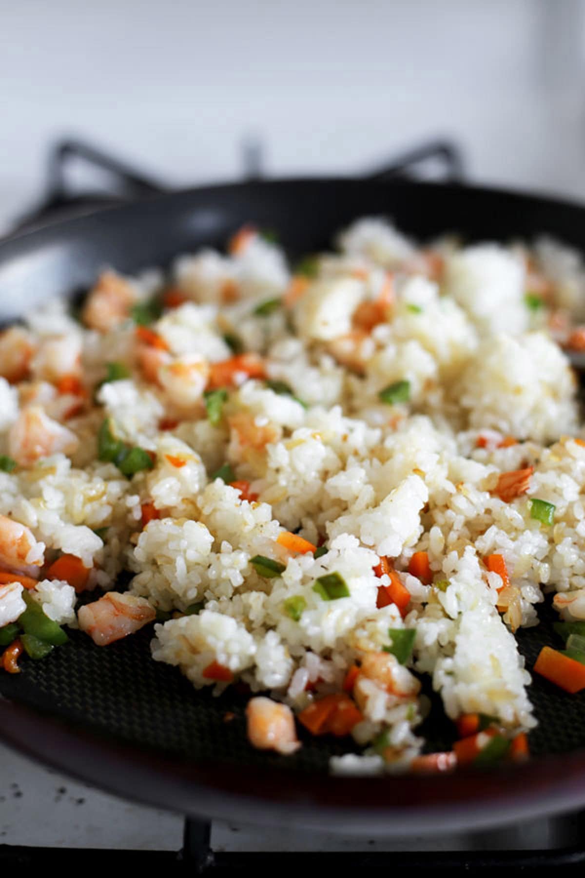 making fried rice