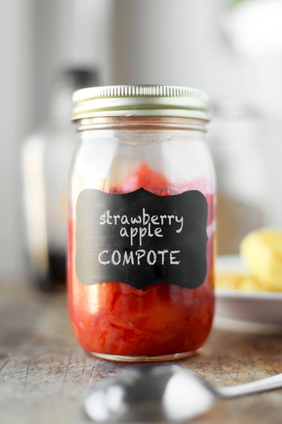 strawberry apple compote