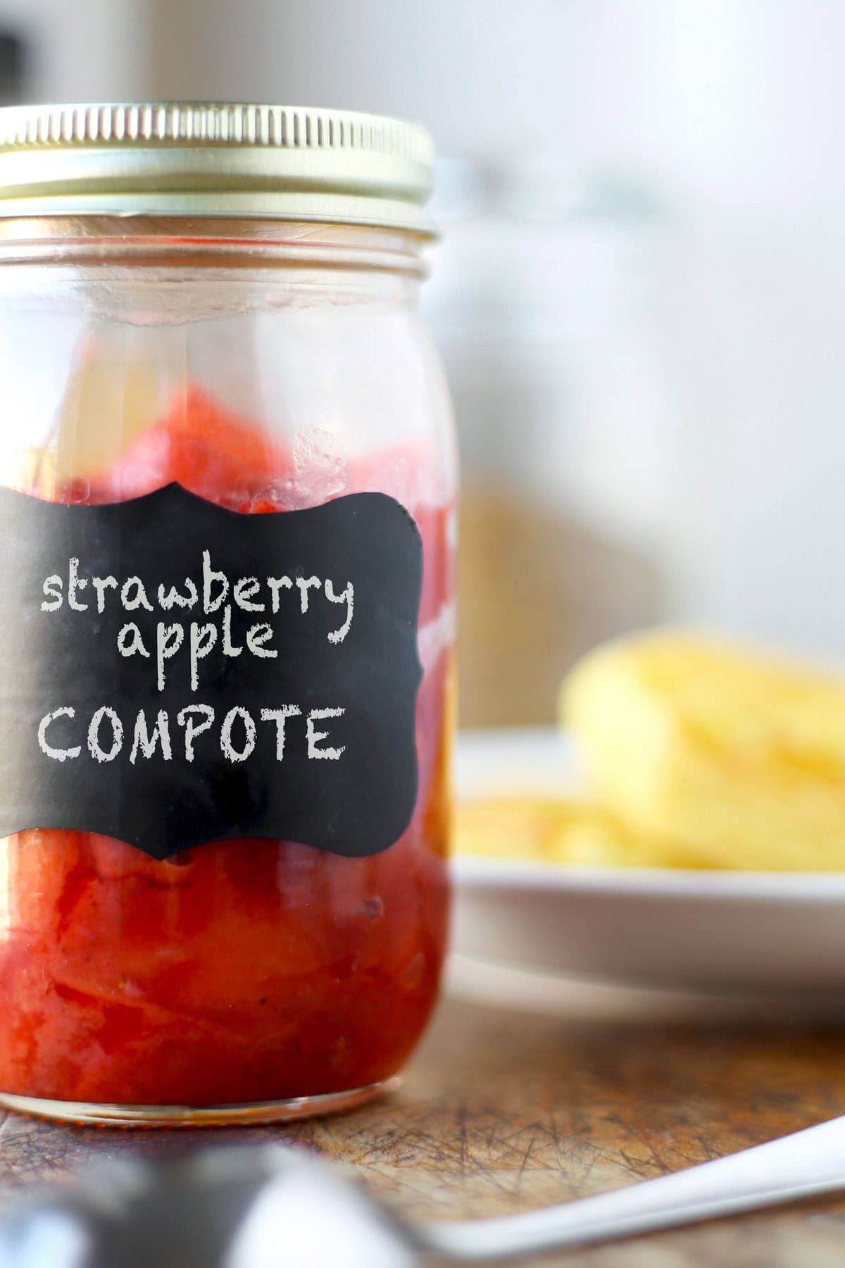 strawberry apple compote