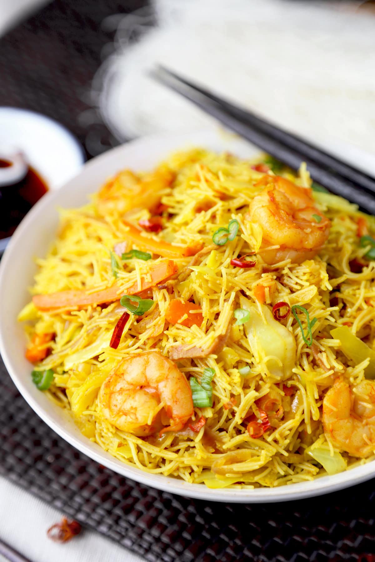 shrimp chow mei fun recipe