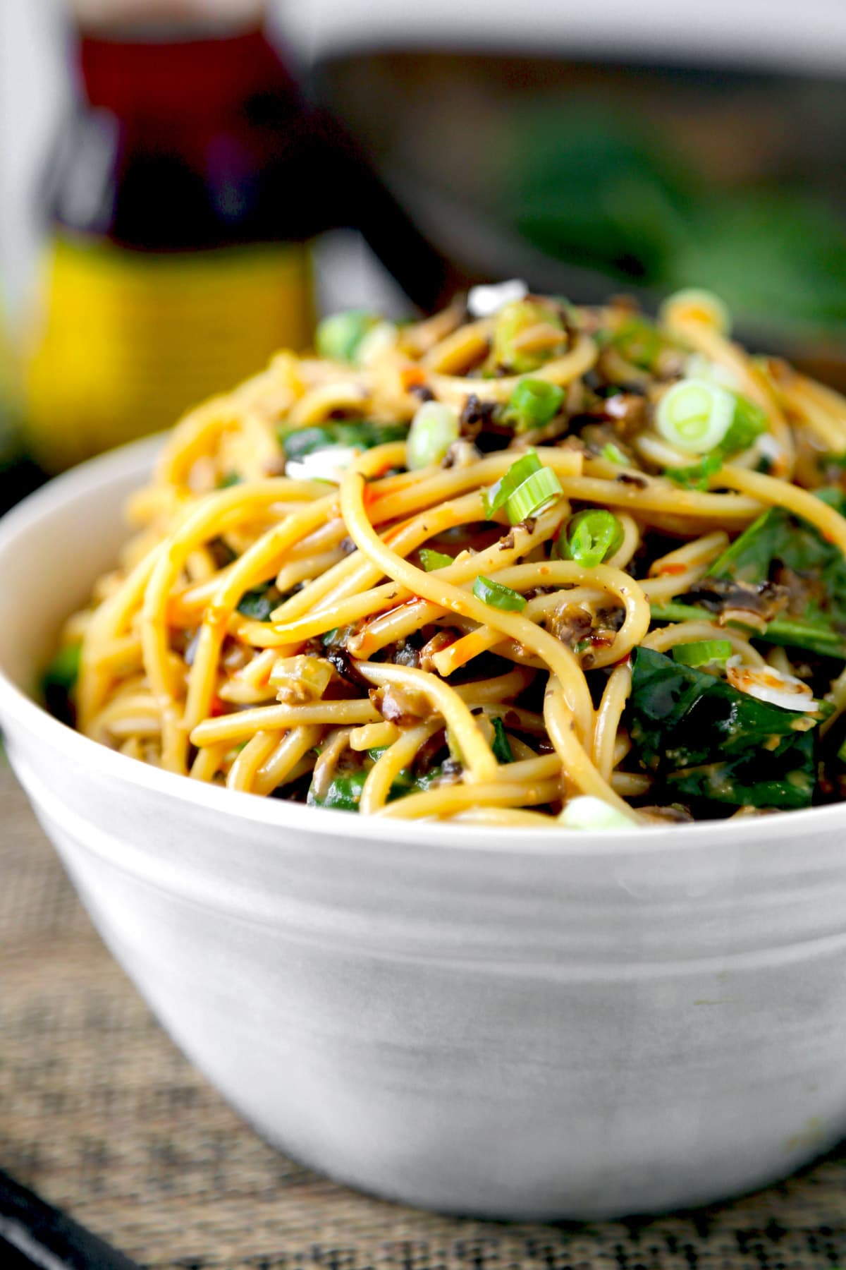chinese vegan dan dan noodles