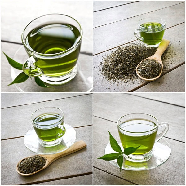 Drink two cups a day of green tea for weight loss