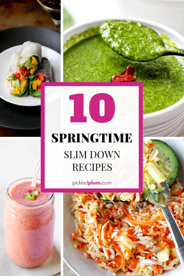 springtime slim down recipes