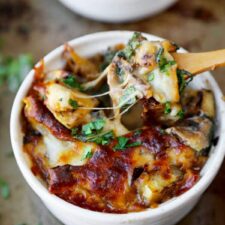 Eggplant and Kabocha Miso Gratin