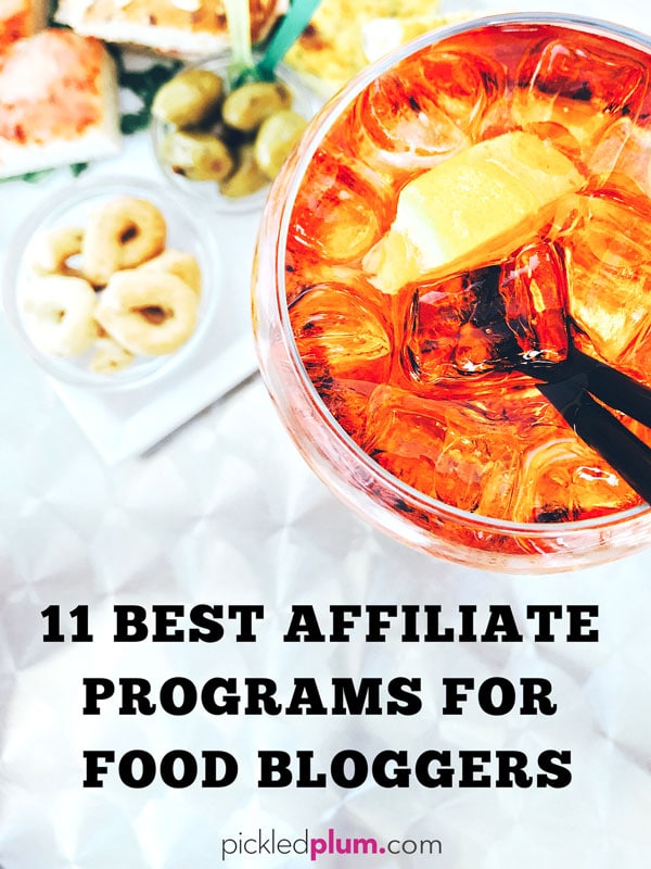 11 Best Affiliate Programs For Food Blogs