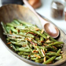 Broiled Green Beans Almondine-image