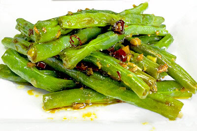 Sauteed Green Beans With Chiles & Oyster Sauce