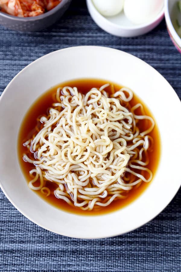 Cold Shirataki Noodle Soup (Naengmyeon) - Pickled Plum Food And Drinks