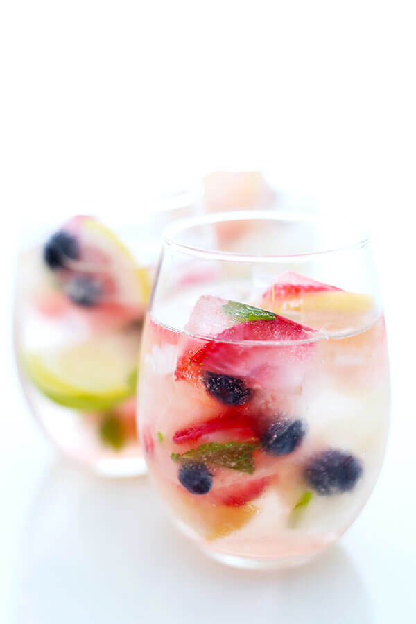 Hostess Hack: Fruit Ice Cubes for Water or Cocktails