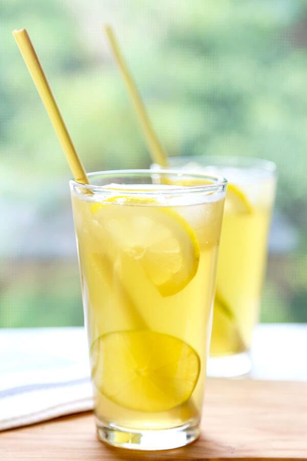 Lemongrass Iced Green Tea Recipe - Pickled Plum Food And 