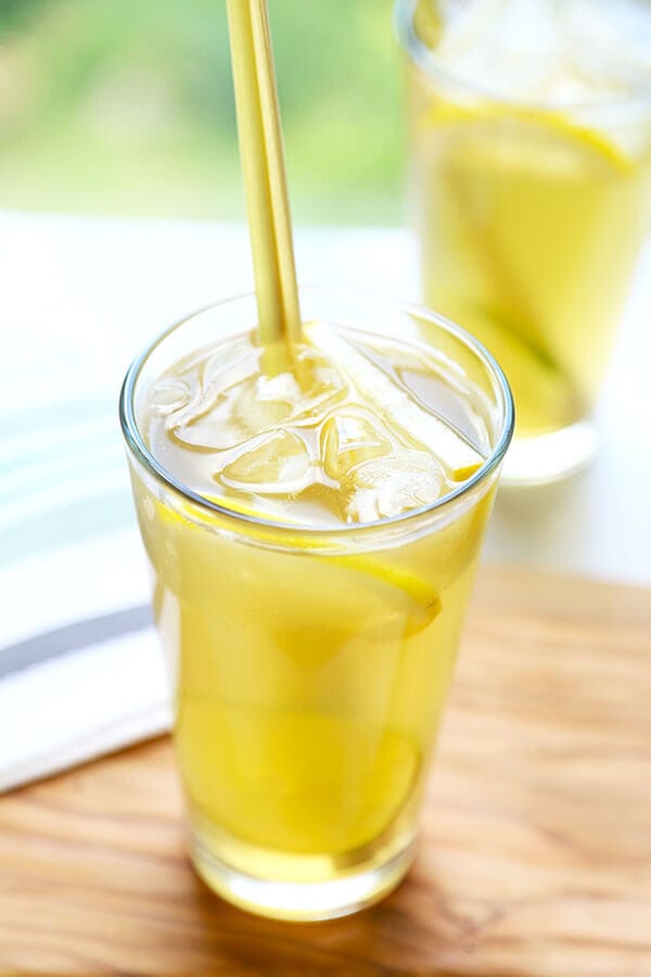 Lemongrass Iced Green Tea Recipe | Pickled Plum