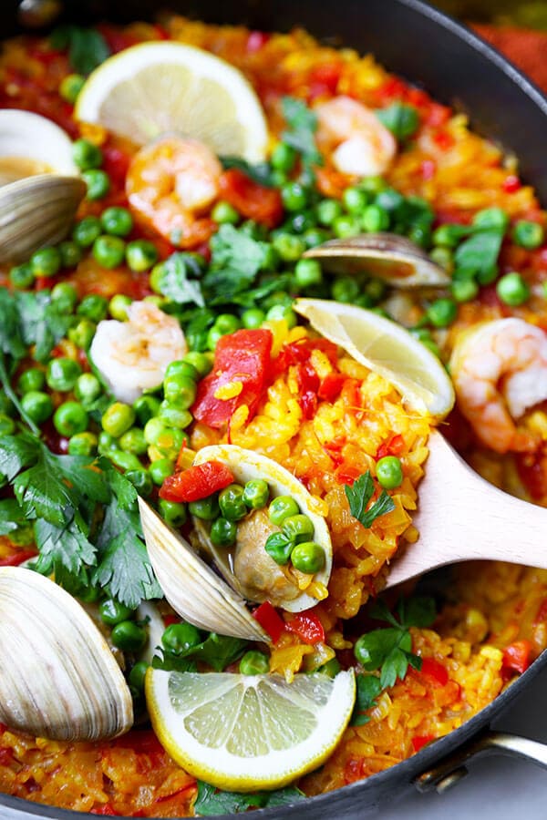 Easy Seafood Paella Recipe | Pickled Plum