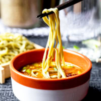 Spicy Tsukemen Noodles