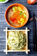 Spicy Tsukemen (Dipping Noodles) Pickled Plum